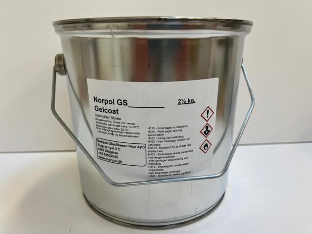 gelcoat 2,5 kg. rød