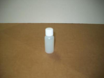 Plastflaske 10 ml. hvid/KLAR plast