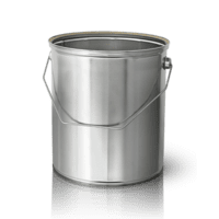 Konisk Blikspand 5 ltr. med låg