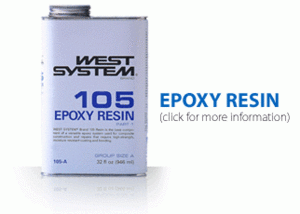 West System Epoxy Resin 105, 1 kg.